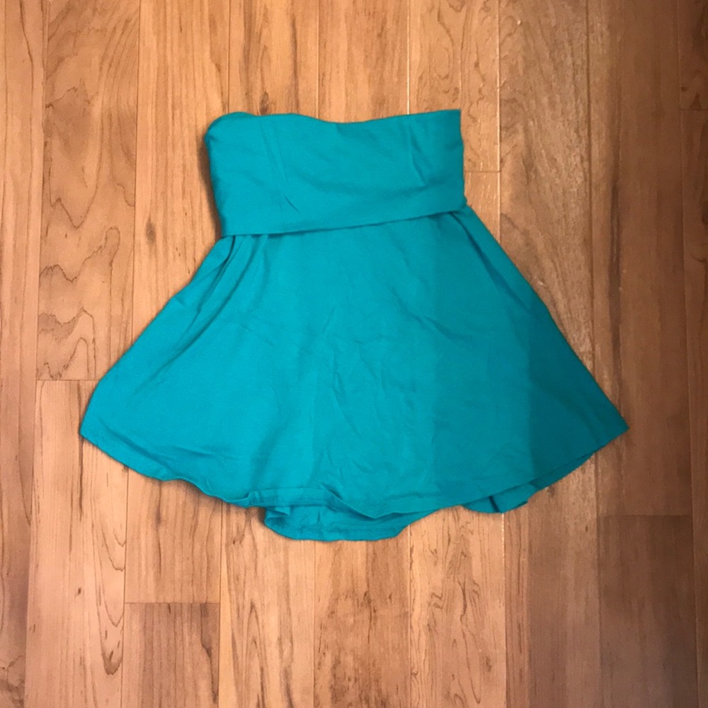 Turquoise skirt